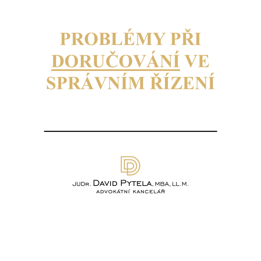 Problémy při doručování ve správním řízení