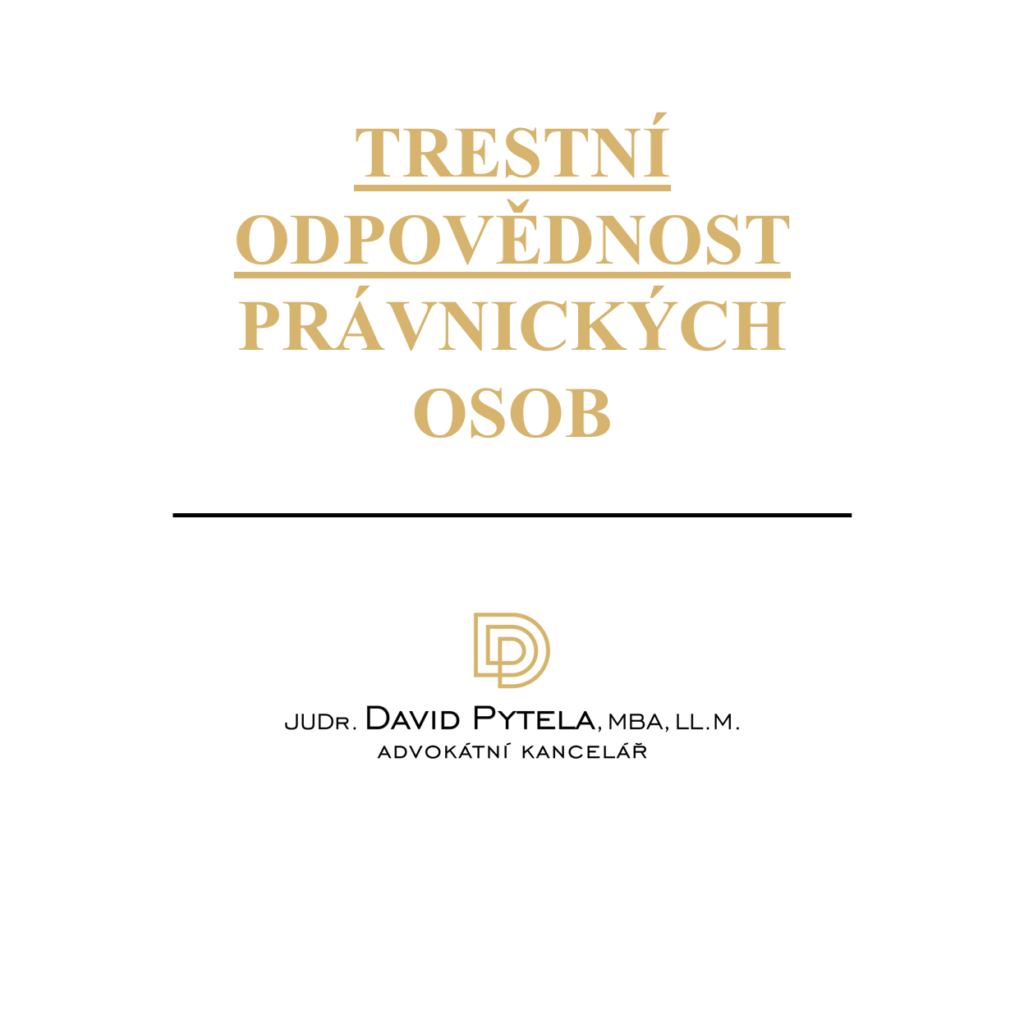 Trestní odpovědnost právnických osob