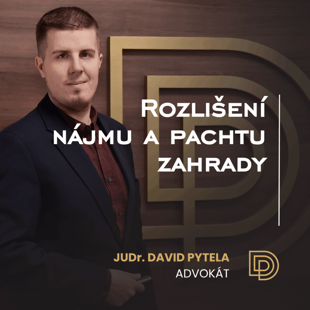 Rozlišení nájmu a pachtu zahrady