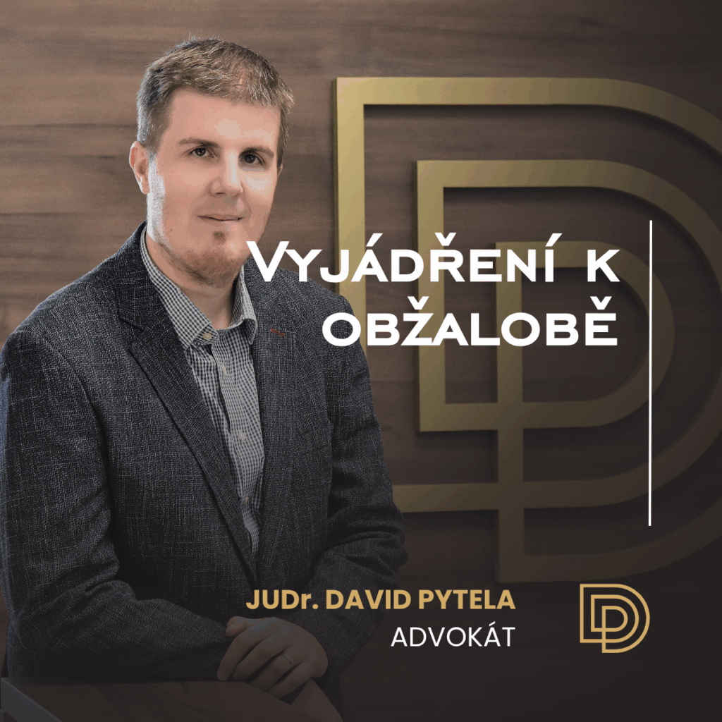 Vyjádření k obžalobě: nepromarněte šanci