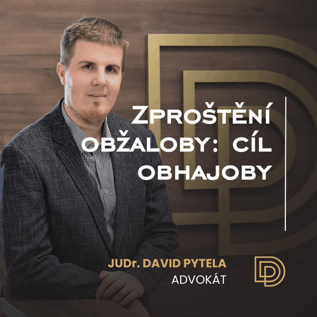 Zproštění obžaloby: cíl obhajoby