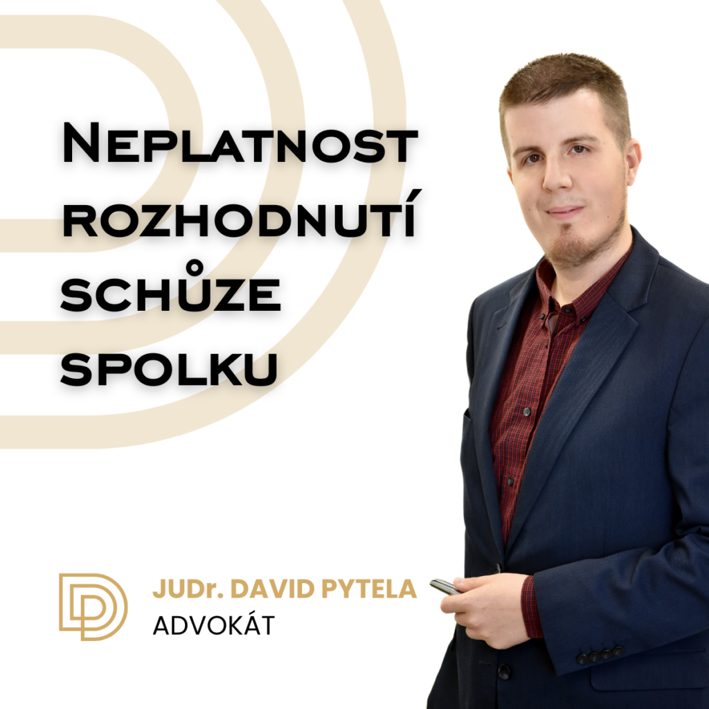 Neplatnost rozhodnutí schůze spolku